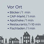 Ferienwohnungen Haus Krabbe Zentral & Hundefreundlich, Ideal Fuer Paare Und Alleinreisende, Zwischen Bremerhaven Und Cuxhaven Lejlighed *